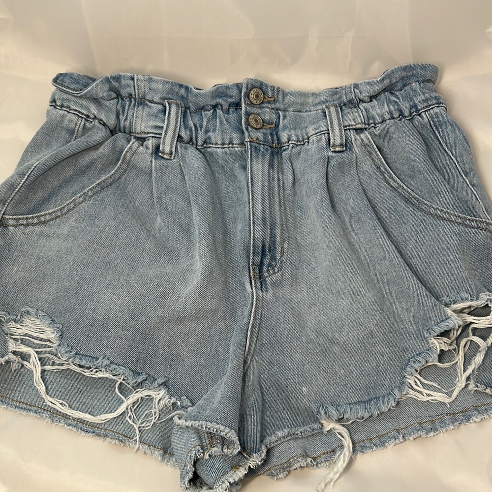Peace love eco Jean shorts size 13